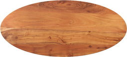 vidaXL - Tafelblad - ovaal - 110x50x2,5 - cm - massief - acaciahout