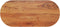 vidaXL - Tafelblad - ovaal - 110x50x2,5 - cm - massief - acaciahout