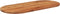 vidaXL - Tafelblad - ovaal - 110x50x2,5 - cm - massief - acaciahout