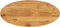 vidaXL - Tafelblad - ovaal - 110x50x2,5 - cm - massief - mangohout