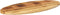 vidaXL - Tafelblad - ovaal - 110x50x2,5 - cm - massief - mangohout