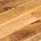 vidaXL - Tafelblad - ovaal - 110x50x2,5 - cm - massief - ruw - mangohout