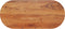 vidaXL - Tafelblad - ovaal - 110x50x3,8 - cm - massief - acaciahout
