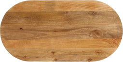 vidaXL - Tafelblad - ovaal - 110x50x3,8 - cm - massief - mangohout