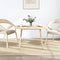 vidaXL - Tafelblad - ovaal - 110x55x2,5 - cm - massief - grenenhout