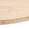 vidaXL - Tafelblad - ovaal - 110x55x2,5 - cm - massief - grenenhout