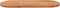 vidaXL - Tafelblad - ovaal - 120x50x2,5 - cm - massief - acaciahout