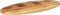 vidaXL - Tafelblad - ovaal - 120x50x2,5 - cm - massief - mangohout
