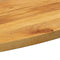 vidaXL - Tafelblad - ovaal - 120x50x2,5 - cm - massief - mangohout