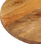 vidaXL - Tafelblad - ovaal - 120x60x2,5 - cm - massief - mangohout