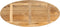 vidaXL - Tafelblad - ovaal - 120x60x2,5 - cm - massief - mangohout