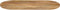 vidaXL - Tafelblad - ovaal - 120x60x3,8 - cm - massief - mangohout