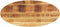 vidaXL - Tafelblad - ovaal - 140x50x2,5 - cm - massief - mangohout