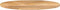 vidaXL - Tafelblad - ovaal - 140x50x2,5 - cm - massief - mangohout