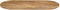 vidaXL - Tafelblad - ovaal - 140x50x3,8 - cm - massief - mangohout