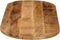 vidaXL - Tafelblad - ovaal - 140x50x3,8 - cm - massief - ruw - mangohout
