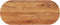 vidaXL - Tafelblad - ovaal - 140x60x2,5 - cm - massief - acaciahout