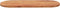 vidaXL - Tafelblad - ovaal - 140x60x2,5 - cm - massief - acaciahout