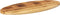 vidaXL - Tafelblad - ovaal - 140x60x2,5 - cm - massief - mangohout
