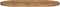 vidaXL - Tafelblad - ovaal - 140x60x2,5 - cm - massief - mangohout