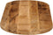 vidaXL - Tafelblad - ovaal - 140x60x2,5 - cm - massief - ruw - mangohout