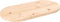 vidaXL - Tafelblad - ovaal - 60x30x2,5 - cm - massief - grenenhout