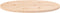 vidaXL - Tafelblad - ovaal - 60x30x2,5 - cm - massief - grenenhout