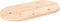 vidaXL - Tafelblad - ovaal - 70x35x2,5 - cm - massief - grenenhout