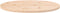 vidaXL - Tafelblad - ovaal - 70x35x2,5 - cm - massief - grenenhout