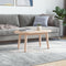 vidaXL - Tafelblad - ovaal - 70x35x2,5 - cm - massief - grenenhout
