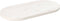 vidaXL - Tafelblad - ovaal - 80x40x2,5 - cm - massief - grenenhout - wit