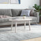 vidaXL - Tafelblad - ovaal - 80x40x2,5 - cm - massief - grenenhout - wit