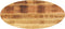 vidaXL - Tafelblad - ovaal - 80x40x2,5 - cm - massief - mangohout