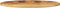 vidaXL - Tafelblad - ovaal - 80x40x2,5 - cm - massief - mangohout