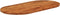 vidaXL - Tafelblad - ovaal - 80x40x3,8 - cm - massief - acaciahout