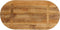 vidaXL - Tafelblad - ovaal - 80x40x3,8 - cm - massief - mangohout