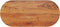 vidaXL - Tafelblad - ovaal - 90x40x2,5 - cm - acaciahout