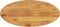 vidaXL - Tafelblad - ovaal - 90x40x2,5 - cm - massief - mangohout