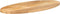 vidaXL - Tafelblad - ovaal - 90x40x2,5 - cm - massief - mangohout