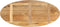 vidaXL - Tafelblad - ovaal - 90x40x2,5 - cm - massief - mangohout