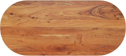 vidaXL - Tafelblad - ovaal - 90x40x3,8 - cm - massief - acaciahout