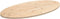 vidaXL - Tafelblad - ovaal - 90x45x2,5 - cm - massief - grenenhout
