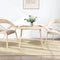vidaXL - Tafelblad - ovaal - 90x45x2,5 - cm - massief - grenenhout