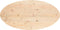 vidaXL - Tafelblad - ovaal - 90x45x2,5 - cm - massief - grenenhout