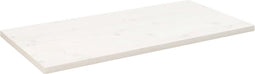 vidaXL - Tafelblad - rechthoekig - 100x50x2,5 - cm - massief - grenenhout - wit