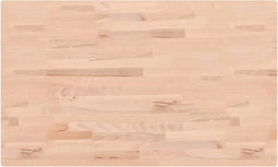 vidaXL - Tafelblad - rechthoekig - 100x60x1,5 - cm - massief - beukenhout