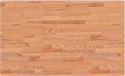 vidaXL - Tafelblad - rechthoekig - 100x60x2,5 - cm - massief - beukenhout