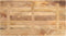 vidaXL - Tafelblad - rechthoekig - 100x60x3,8 - cm - massief - mangohout