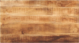 vidaXL - Tafelblad - rechthoekig - 100x70x2,5 - cm - massief - ruw - mangohout