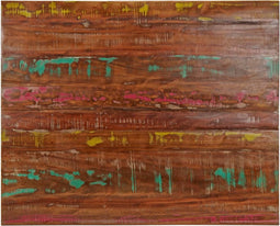 vidaXL - Tafelblad - rechthoekig - 100x80x2,5 - cm - massief - gerecycled - hout